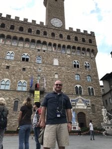 Ray at the Palazzo Vecchio 