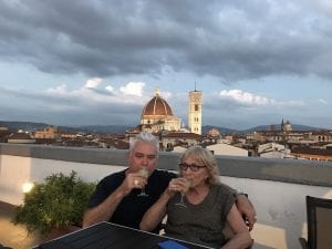 Cameron and Jan (his mum) Florence 2018-07-11 
